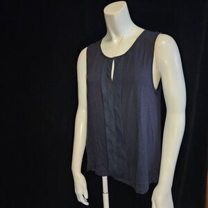 Banana Republic Navy Blue Sleeveless Blouse (S)